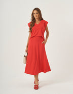Conjunto Alessia Vermelho