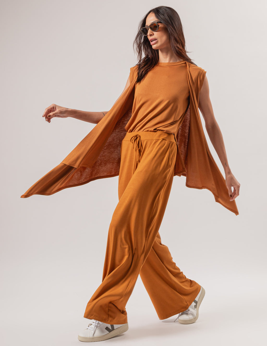 Cardigan Kimono Caramelo