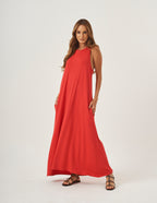 Vestido Nadador Santorini Vermelho