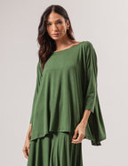 Blusa Gola Careca Verde Militar