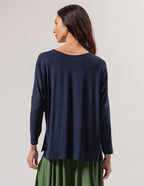 Blusa Emma Azul Marinho