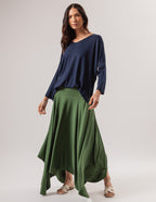 Blusa Emma Azul Marinho