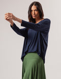 Blusa Emma Azul Marinho