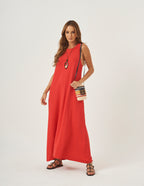 Vestido Nadador Santorini Vermelho