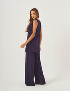 Conjunto Aurora Azul Marinho