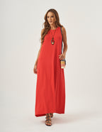Vestido Nadador Santorini Vermelho