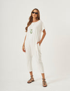 Macacão Virgínia Off White