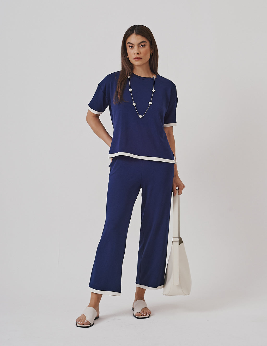 Conjunto Duo Catarina Azul Marinho