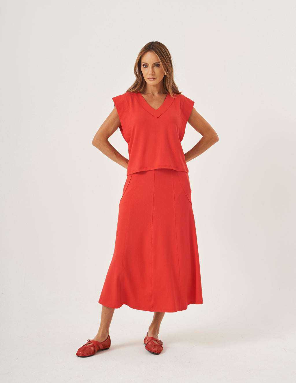 Conjunto Alessia Vermelho