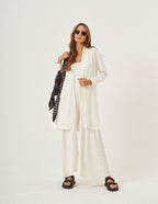CONJUNTO VERONICA OFF E CARDIGAN OFF