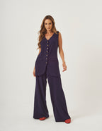 Conjunto Aurora Azul Marinho