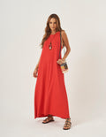 Vestido Nadador Santorini Vermelho