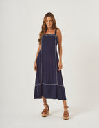 Vestido Antonella Azul Marinho