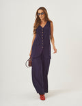 Conjunto Aurora Azul Marinho