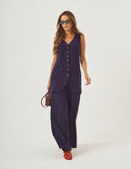 Conjunto Aurora Azul Marinho