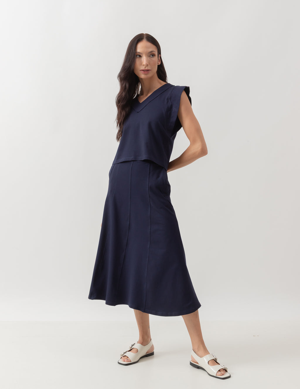 Conjunto Alessia Azul Marinho