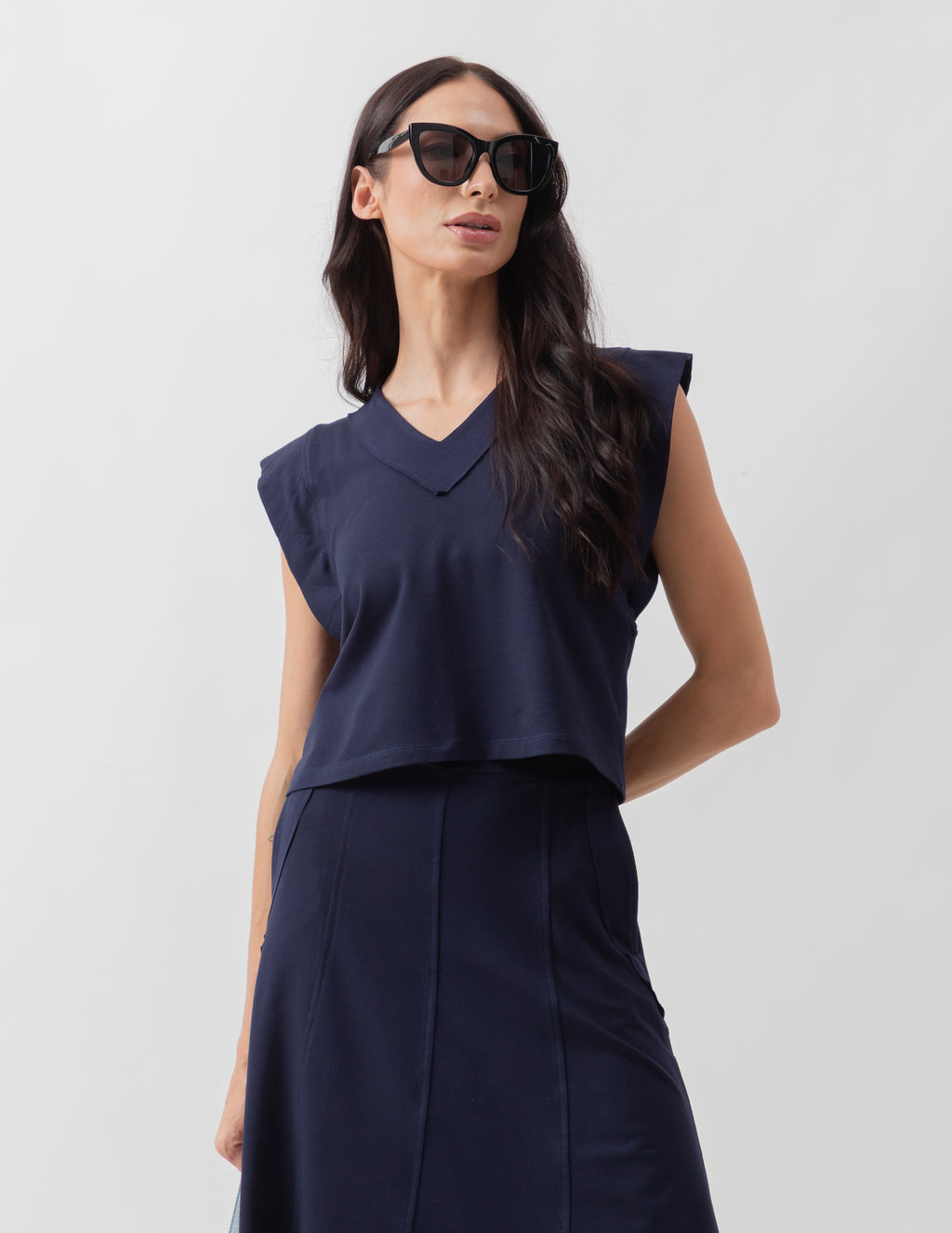 Conjunto Alessia Azul Marinho