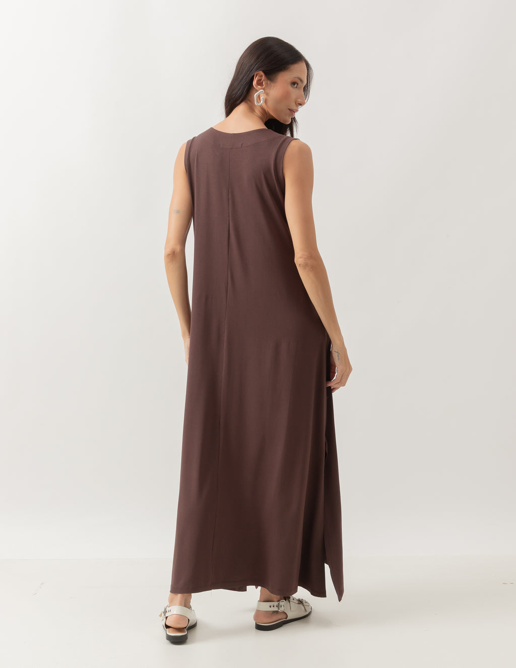 Vestido Sophie Marrom