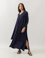 Conjunto Sophie Azul Marinho - Vestido e Cardigan