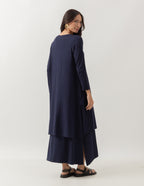 Conjunto Sophie Azul Marinho - Vestido e Cardigan