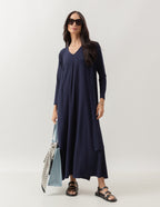 Conjunto Sophie Azul Marinho - Vestido e Cardigan