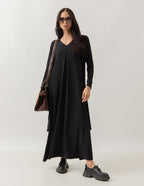 Conjunto Sophie Preto - Vestido e Cardigan