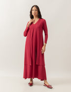 Conjunto Sophie Bordo - Vestido e Cardigan