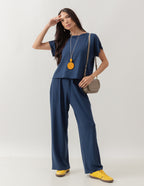 Conjunto Salamanca Azul Marinho