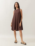 Vestido Liz Marrom