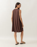 Vestido Liz Marrom