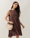 Vestido Liz Marrom