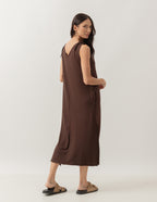 Vestido Esmeralda Marrom