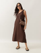 Vestido Esmeralda Marrom