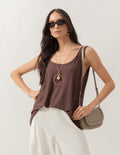 Blusa Regata Atenas Marrom