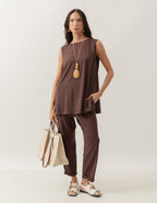 Conjunto Paris Marrom