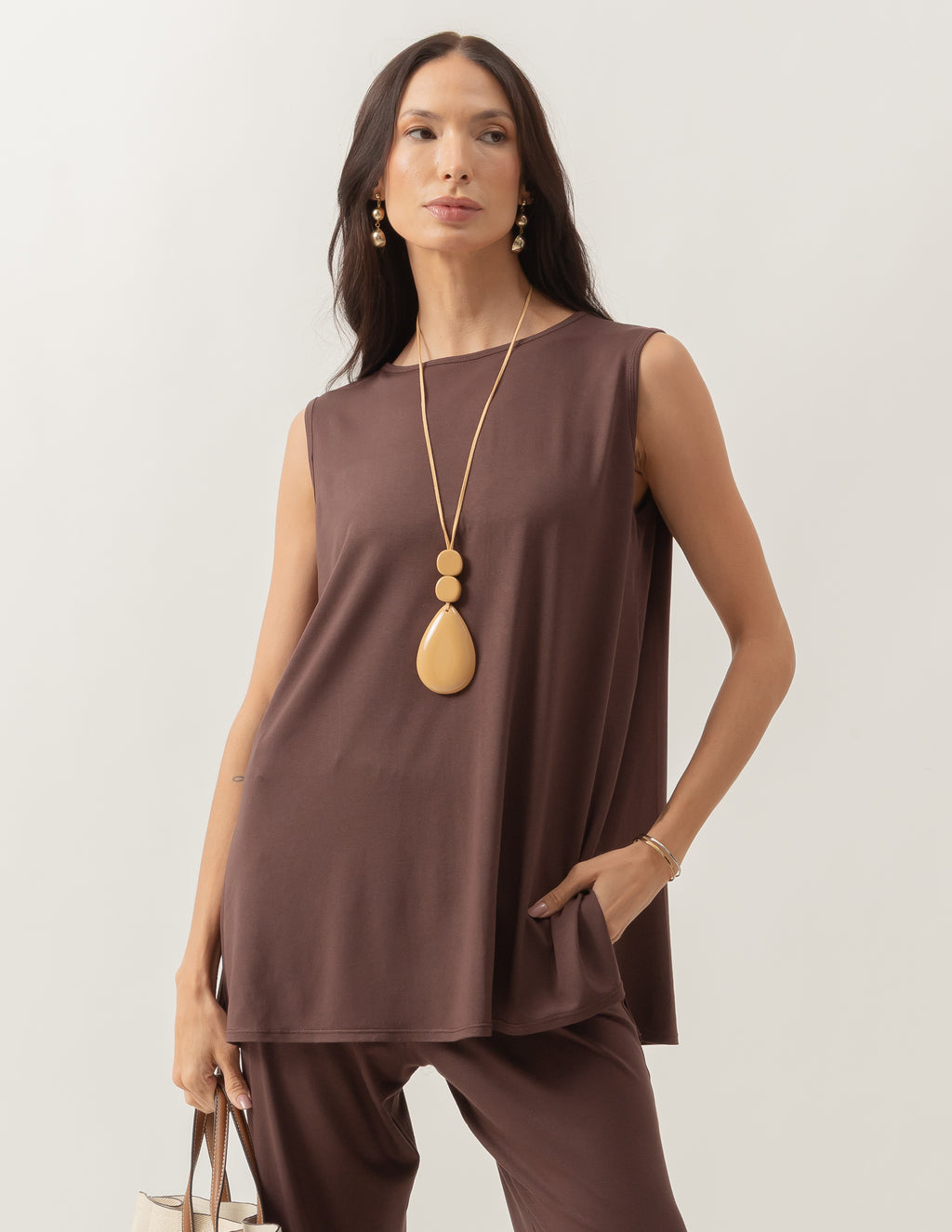 Conjunto Paris Marrom