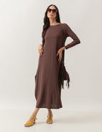 Vestido Longo Roma Marrom