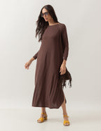 Vestido Longo Roma Marrom