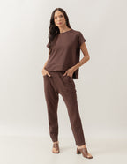 Conjunto Eleonora Marrom