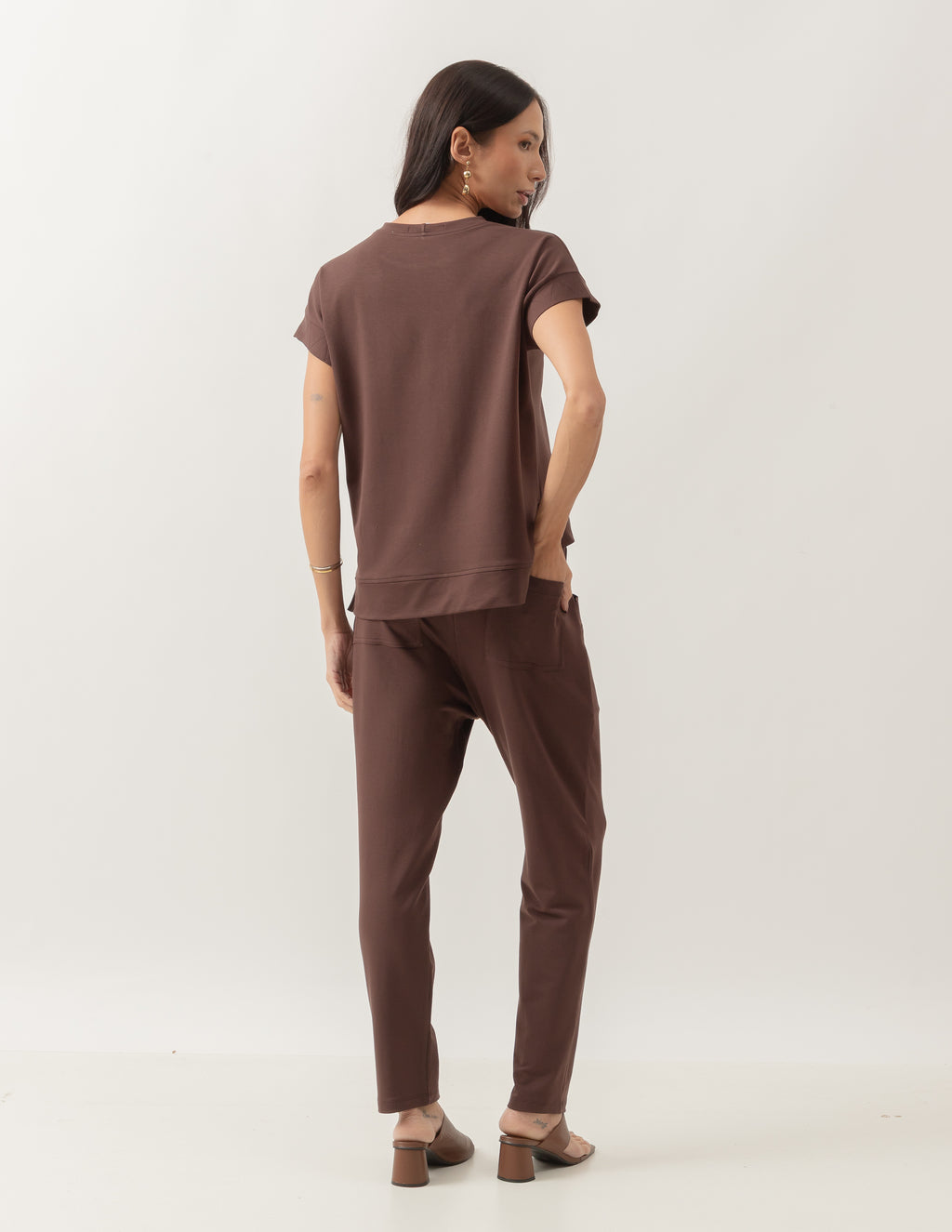 Conjunto Eleonora Marrom
