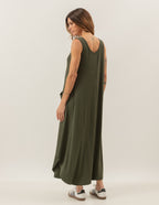 Vestido Longo Veneza Militar