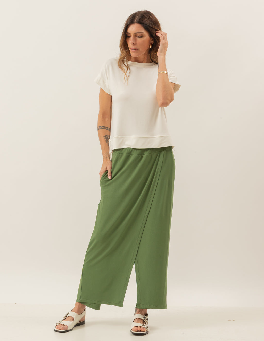 Blusa Mullet Eleonora Off White