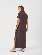 Vestido Agnes Marrom