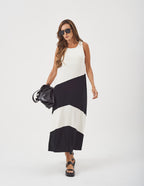 Vestido Charlotte Duo Preto e Branco