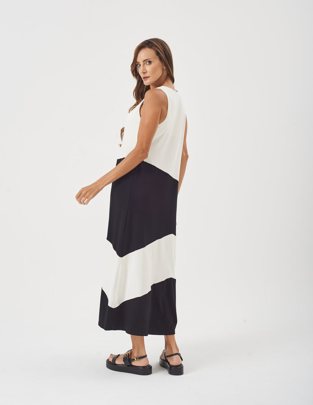 Vestido Charlotte Duo Preto e Branco