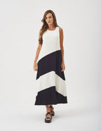 Vestido Charlotte Duo Preto e Branco