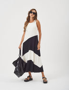 Vestido Charlotte Duo Preto e Branco
