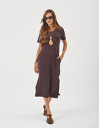 Vestido Jade Marrom