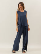 Conjunto Duo Florence Azul Marinho
