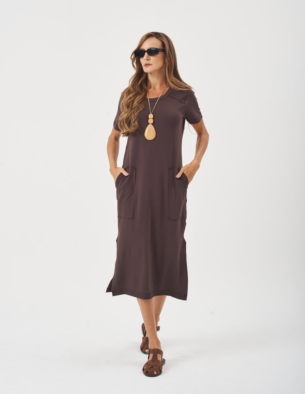 Vestido Jade Marrom